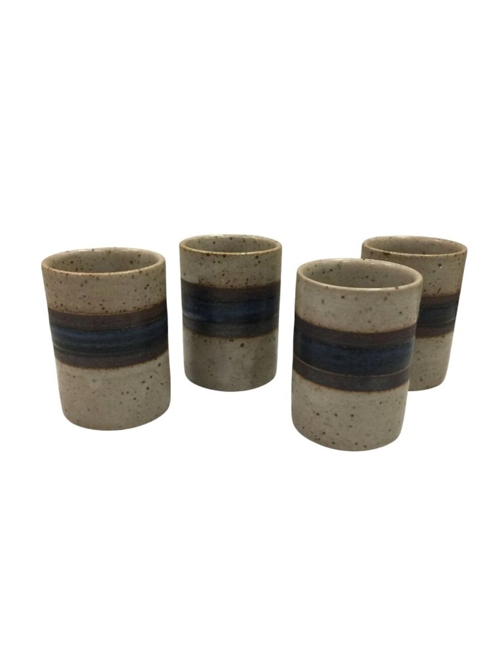 Horizon by Otagiri Stoneware Set of 4 Sake Cups 3 1/4"